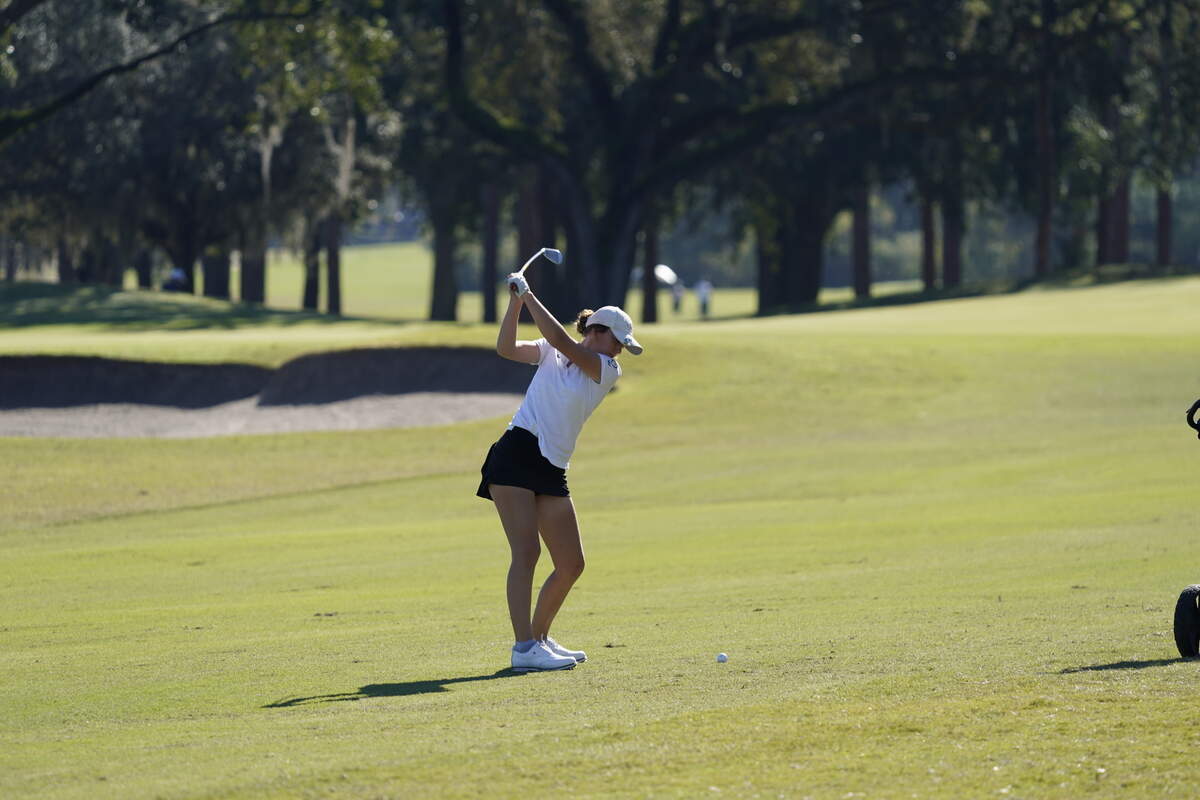 Petra Compton of the Carrollton girls’ golf team.